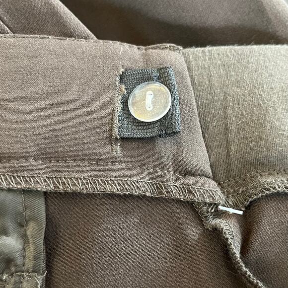 Three Seasons Brown Maternity Pants Adjustable Waist Straight Leg NWT Large - Picture 10 of 14